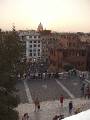 28 Spanish Steps at Dusk 1 * Sunset view of the Spanish Steps * 600 x 800 * (160KB)